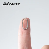 Small Keyring DIY Titanium Alloy Key Ring Buckle Outdoor Tool EDC 6