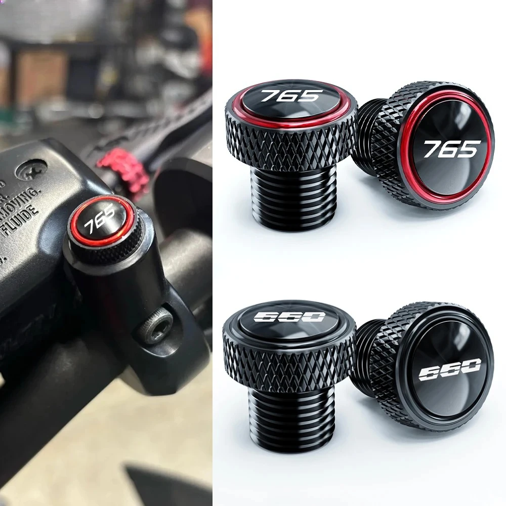 For Triumph Street Triple 765 RS /S/R 675 Trident 660 Tiger 900 GT 800 1200 CNC Motorcycle Mirror Hole Plug Screw Bolts Cover
