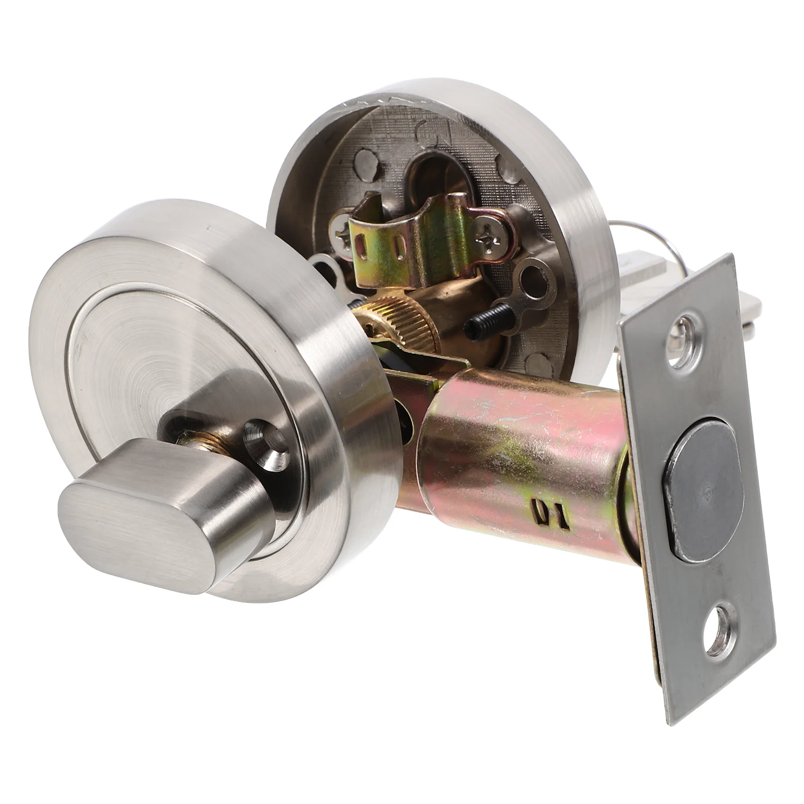 Door Lock Locks Knob with Knobs Exterior Dead Bolt for Doors inside Entry Single Sided Deadbolt