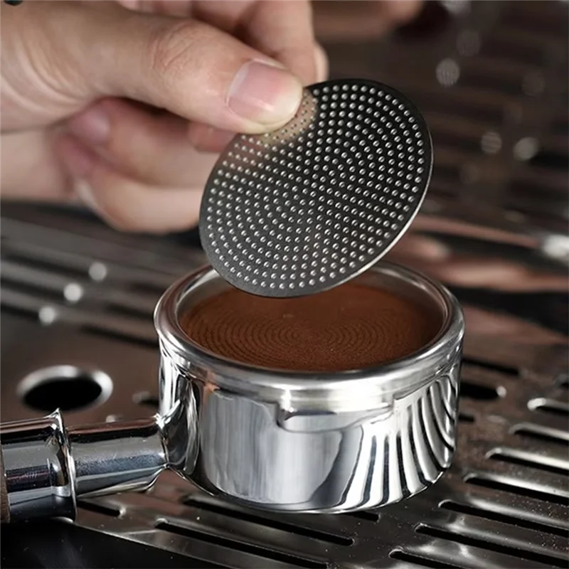 ABUL-Coffee Puck Screen 304 Stainless Steel Double Layer Fine Filter Screen For Portafilter Coffee Maker