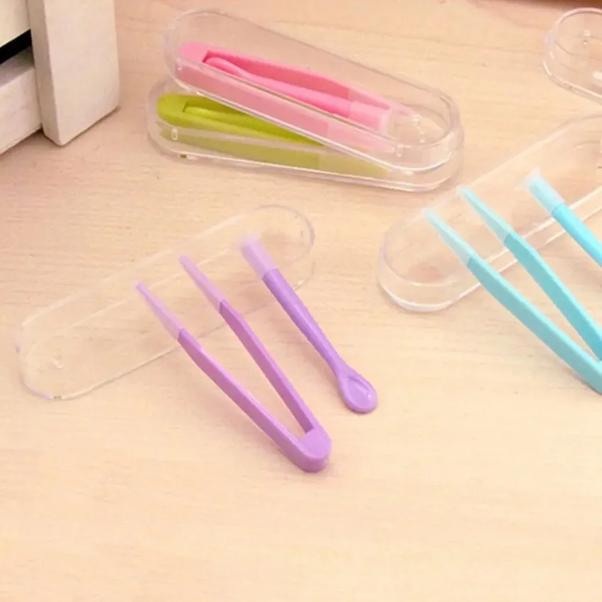 5set Protable Contact Lenses Tweezers Suction Stick Contact Lens Inserter Remover Mini Tweezers Clamps Tool Eyewear Accessories - view 3