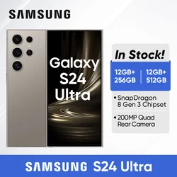 Original New Samsung Galaxy S24 Ultra 5G Smartphone Snapdragon 8 Gen 3 200MP Camera