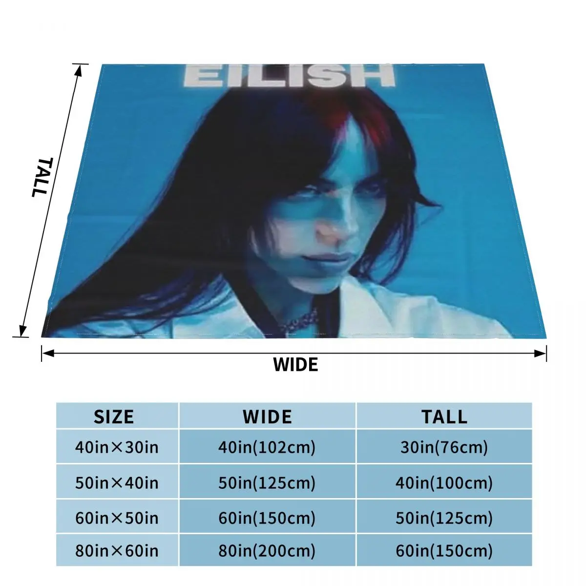 Hit Me Hard And Soft Billies Blanket Soft Warm Flannel Throw Blanket Plush for Bed Living room Picnic Travel Home Sofa