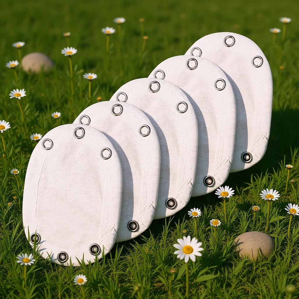 

5Pcs Baby Romper Extenders Soft Cotton Snap Bodysuit Size Adjuster Infant Clothing Lengthen Extension Baby Bodysuit Extenders