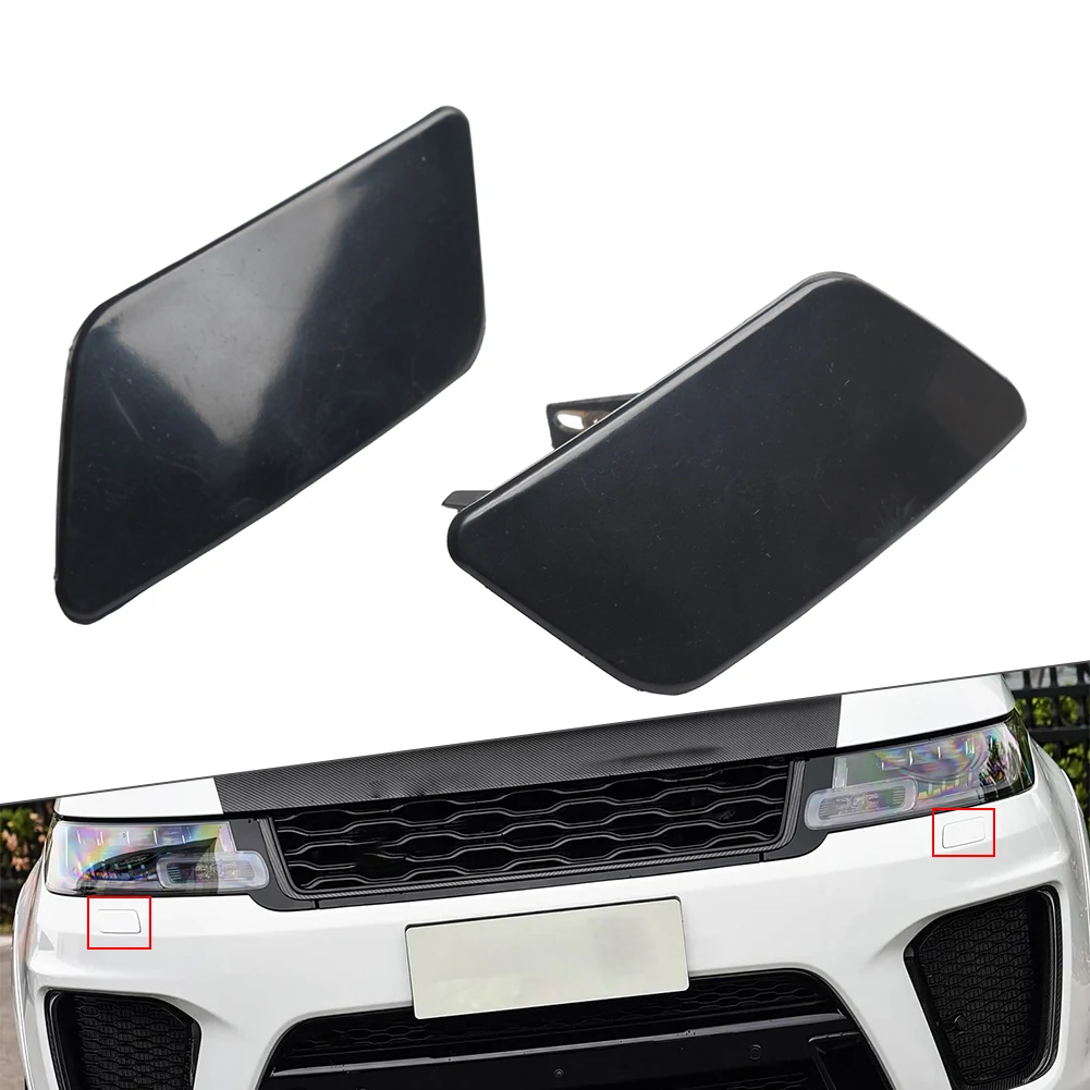 1Pair Primed Auto Front Headlight Washer Cover LR111135 LR111134 For Land Rover Range Rover Sport 2018-2021 2022