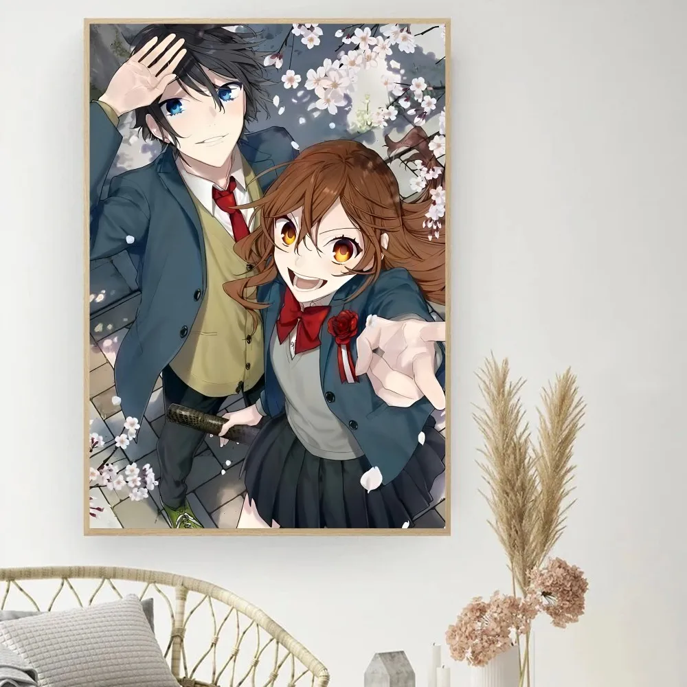 Miyamura Kyouko Hori Poster DIY Vintage Movie Poster Wall Art Painting Study Stickers Small Szie Wall Painting