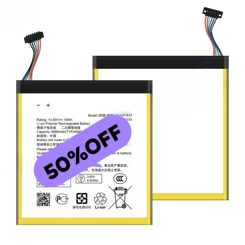 C11P1517 for ASUS ZenPad 10.1/Z301M/Z301ML/Z300CNL Tablet Battery High Quality  Replacement Bateria Grade A Cell with Tools