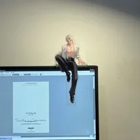 Love Experience Character Sylus Sitting Sexy Cardigan Acrylic Plaque Desktop Ornament Gift Fans Collect Toys Love and Deep Space