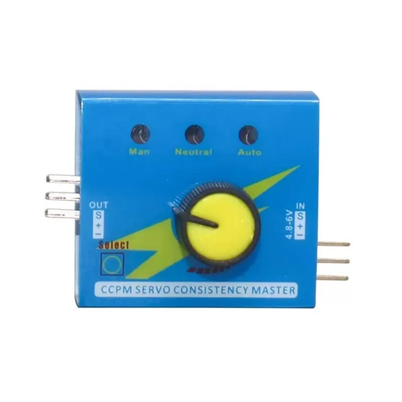 Servo tester, motor electric control controller, PWM signal pulse knob, three speed mode, practical tool for model aircraft