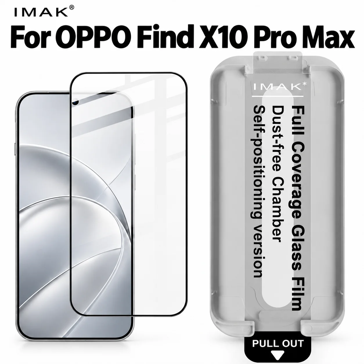 Tempered Glass For OPPO Find X10 Pro Max 5G Full Screen Coverage Support Fingerprint Protector Film 9H Hardness FM0006