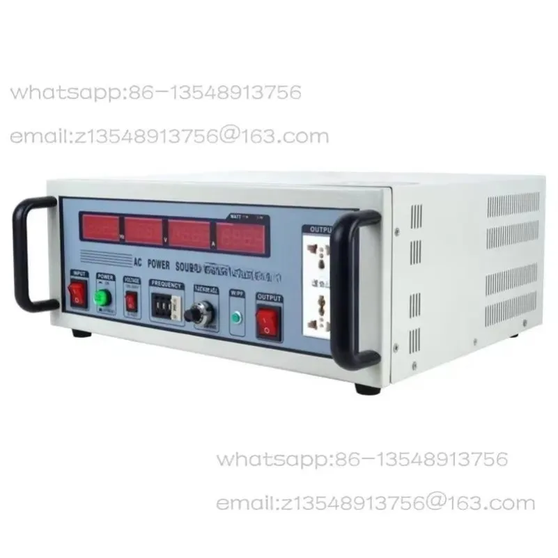 1000VA Single Phase AC Power Inverter Copper Voltage Regulator Adjustable 50Hz 60Hz Pure Sine Wave for Home Office Use