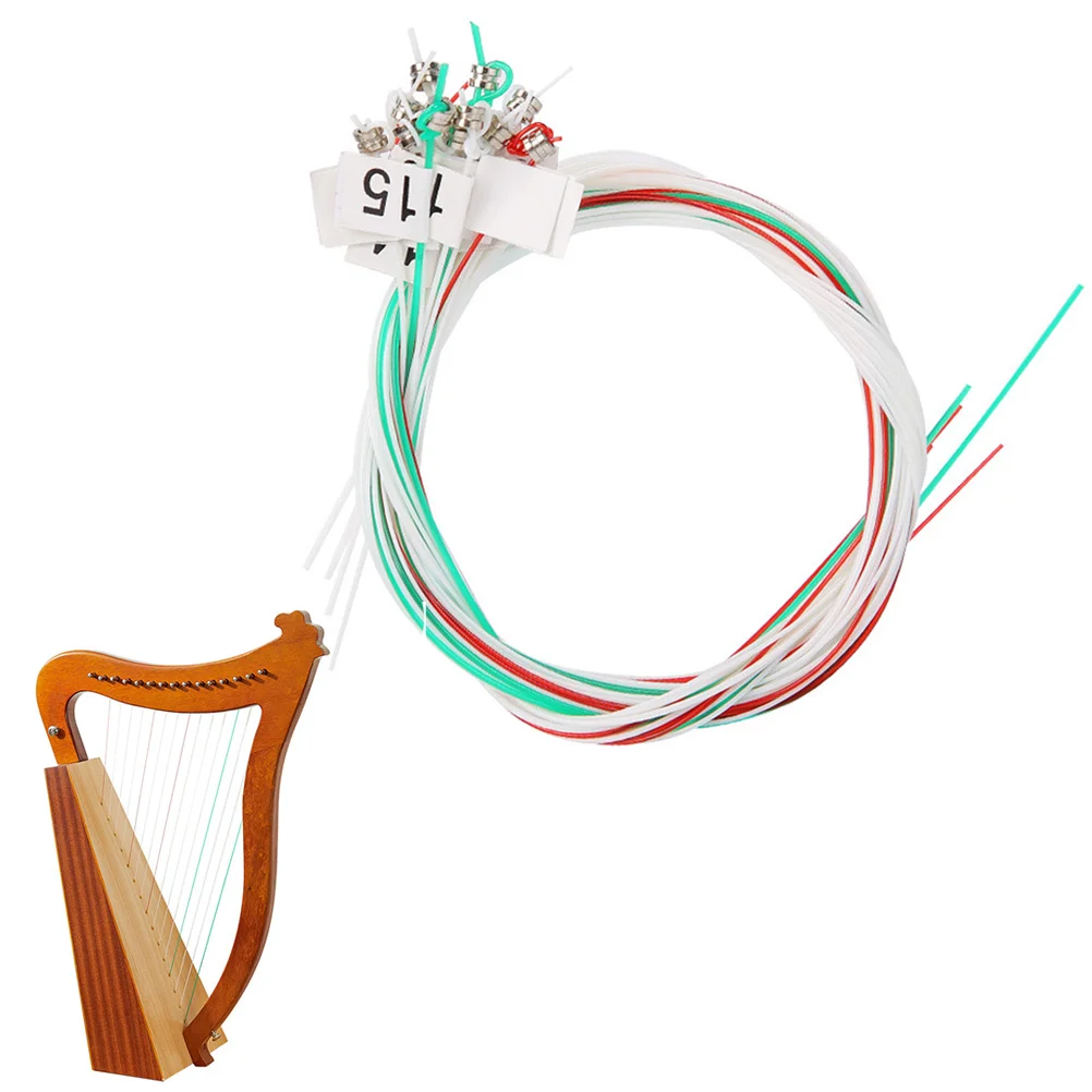 Harp Strings Lyre Music Wire Parts Replace Classical Learners Instrument Fittings Nylon Durable Sturdy Replacement