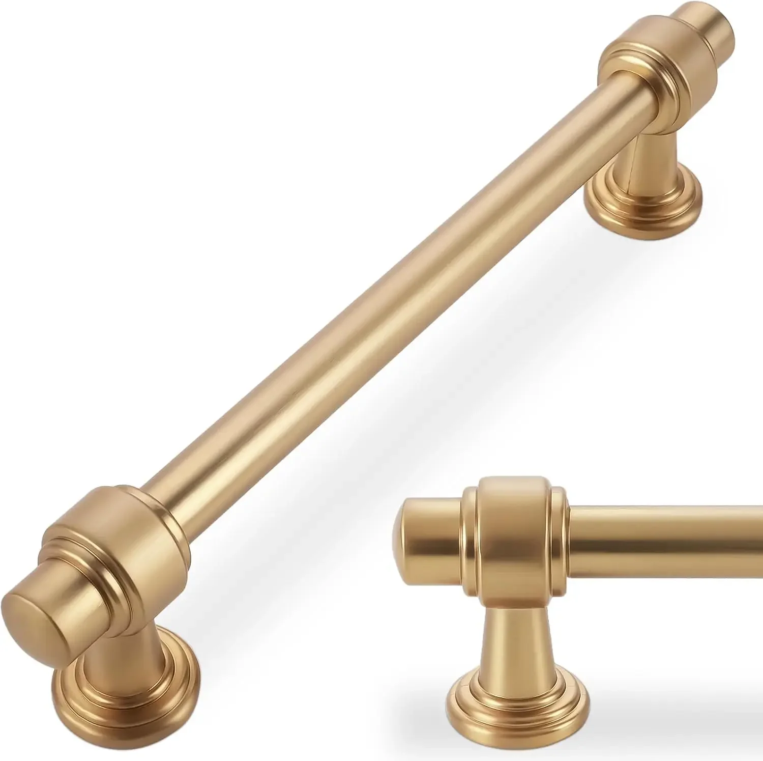 30 Pack 5 Inch(128mm) Champagne Bronze Kitchen Cabinet Handles Cabinet Pulls Gold Drawer Pulls Kitchen Cabinet Hardware Handles