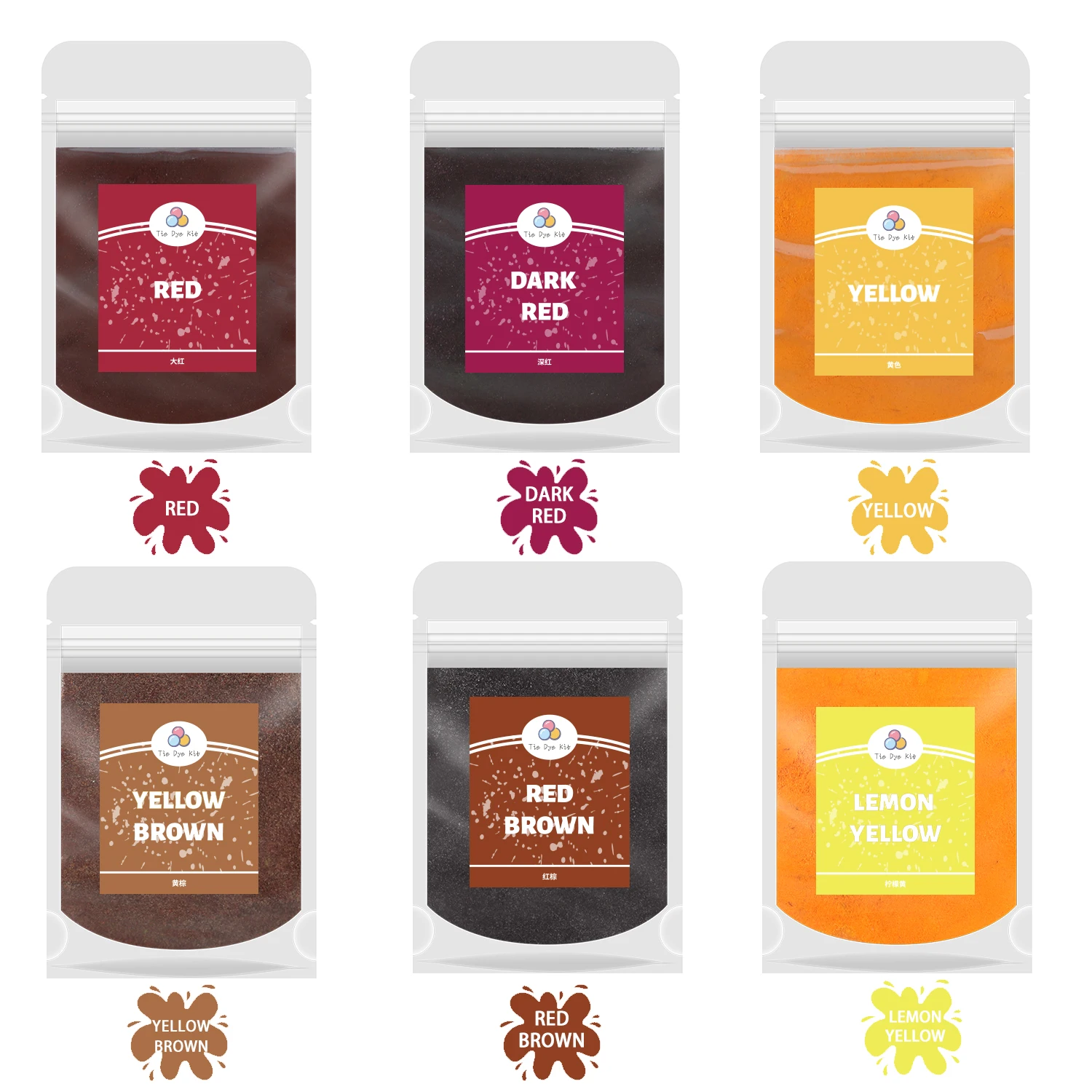 

10 г 6 пакетов/компл., порошковый пигмент для крашения одежды, окрашивание льна, джинсы, текстильная ткань, краситель для галстука ручной работы