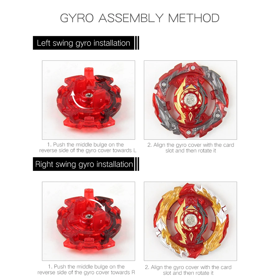 Superking B-172 World Spriggan Burst Surge Bey Bay Top Giroscopio Brinquedo Giratorio de Natal