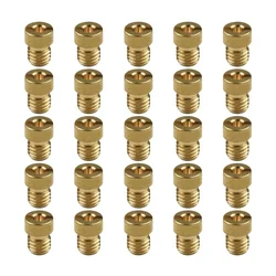 25pcs Motorcycle Carburetor Nozzles Main Jet 55-115 M5 Accessories For Dellorto Carburetor PHBG SHA 5mm Main Jet Set Nozzles