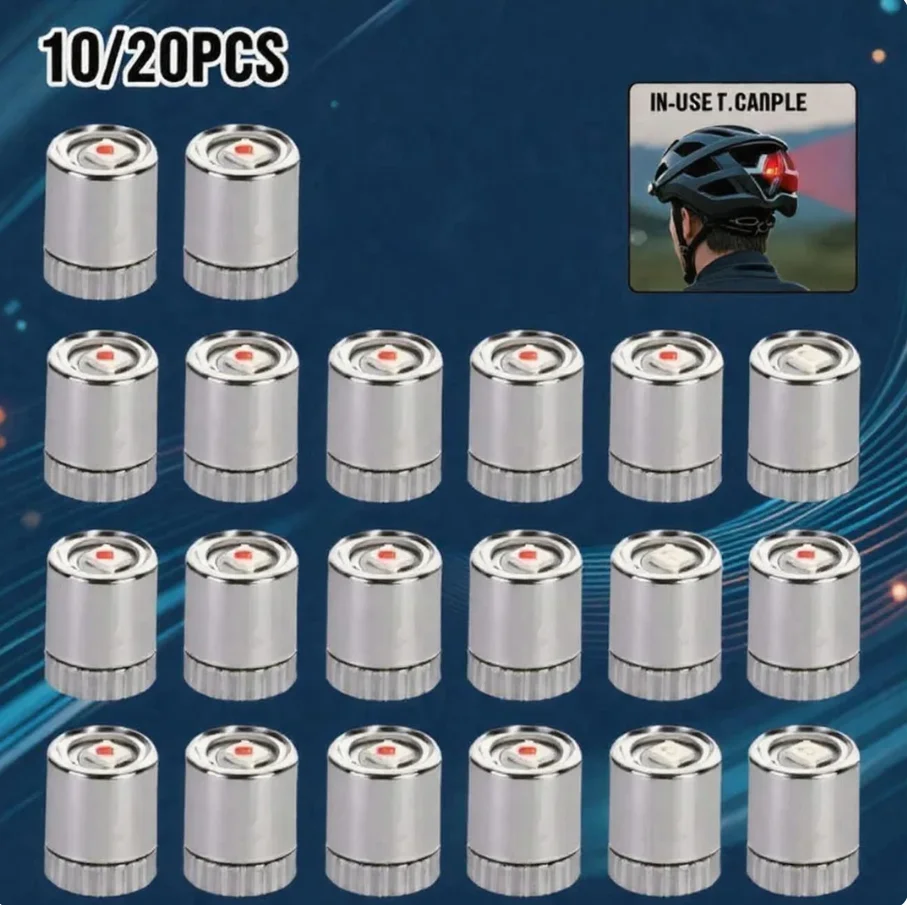 

20Pcs Miniature LED Spot Lights Battery Operated Warm White for Handcraft Miniature Lighting