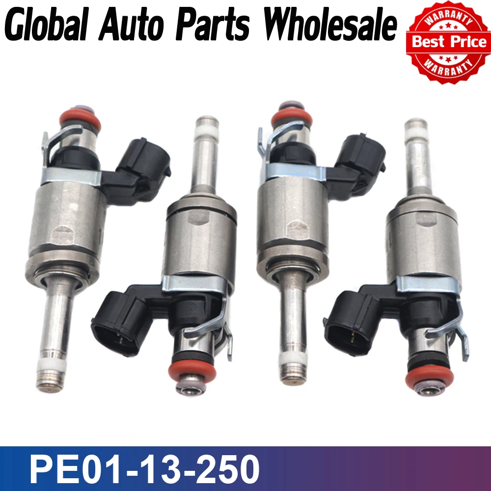 

4x Fuel Injectors For Mazda 3 2012-2018 CX-3 MX-5 CX-5 2013-2016 Miata 2016-2018 PE01-13-250B PE01-13-250