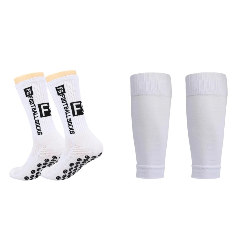 

1 комплект профессиональных спортивных футбольных носков, впитывающих пот и противоскользящих баскетбольных носков.