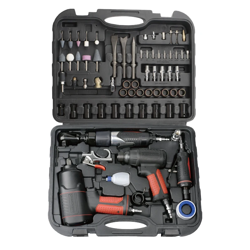 

AP7871 Impact Wrench Die Grinder Ratchet Twin Hammer 71 Pcs Air Tool Kits for Car Vehicle Repair Pneumatic Tools