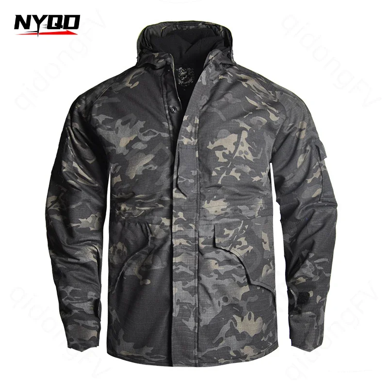 New Outdoor G8 Python Pattern Camouflage Stormtrooper Jacket Tactical Jacket Combat Suit Warm and Waterproof Windbreaker