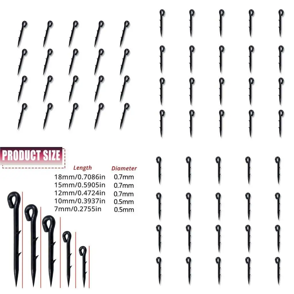 Y1UC 20Pcs Fishing Hook Metal Baits Spikes for Baits Metal Baits Spikes Fishing Hook