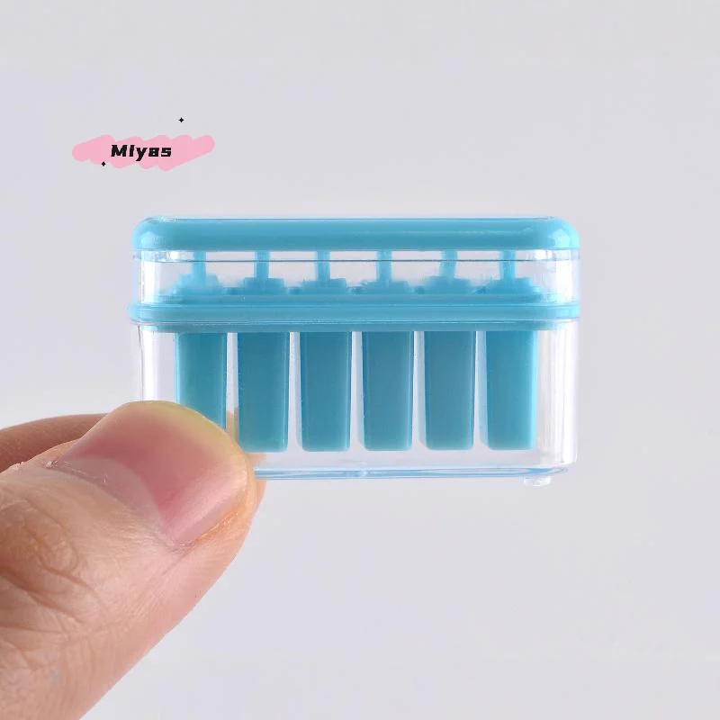 1 conjunto de acessórios para bonecas 1/6, casa de bonecas em miniatura, decoração de jogo de comida, mini alça, caixa de picolé, brinquedos modelo bo-x