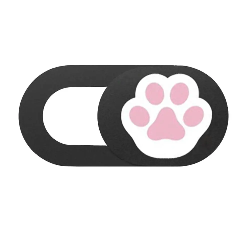 Occlusion Webcam Cover Cat Paw Anti-Peeping Antispy Lenses Privacy Sticker Protect Portable Laptop Camera Cover PC Tablet