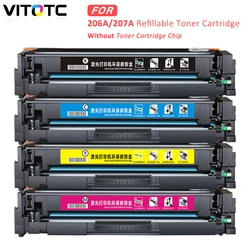 Toner Cartridge For HP Colour Laserjet Pro M283fdw M283fdn M255dw M282nw M155a M182nw MFP Printer Compatible 206A 207A (No Chip)