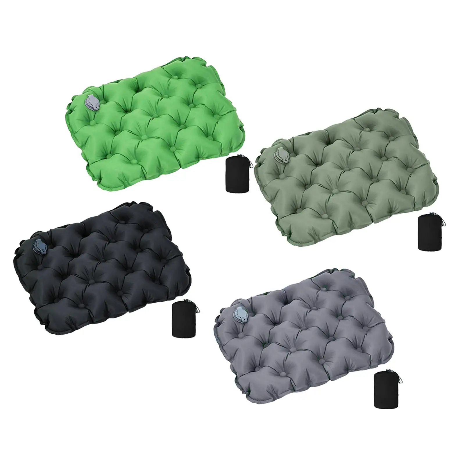 Inflatable Seat Cushion Portable Soft Air Cushion for Floor Fishing Picnics