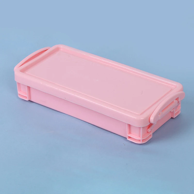 연필 문구 상자 어린이 케이스 케이스 책상 컬러 홀더용 플라스틱 정리함