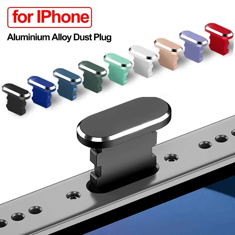 Metal Dust Plug Charging Port Dust Plug for iPhone 14 13 12 11 Pro MAX XS XR XSMA X 8 7 6 Plus SE 2020 12 Mini Phone Accessories