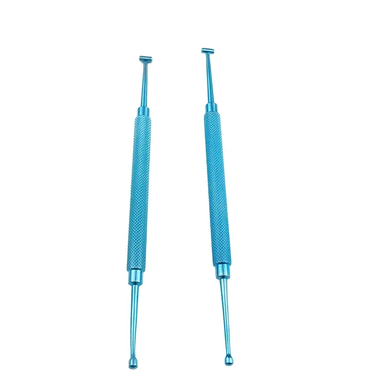 

NEW Double Ended Titanium Autoclavable Scleral Depressor Ophthalmic Tweezers Ophthalmic Forceps Ophthalmic Eye Instrument