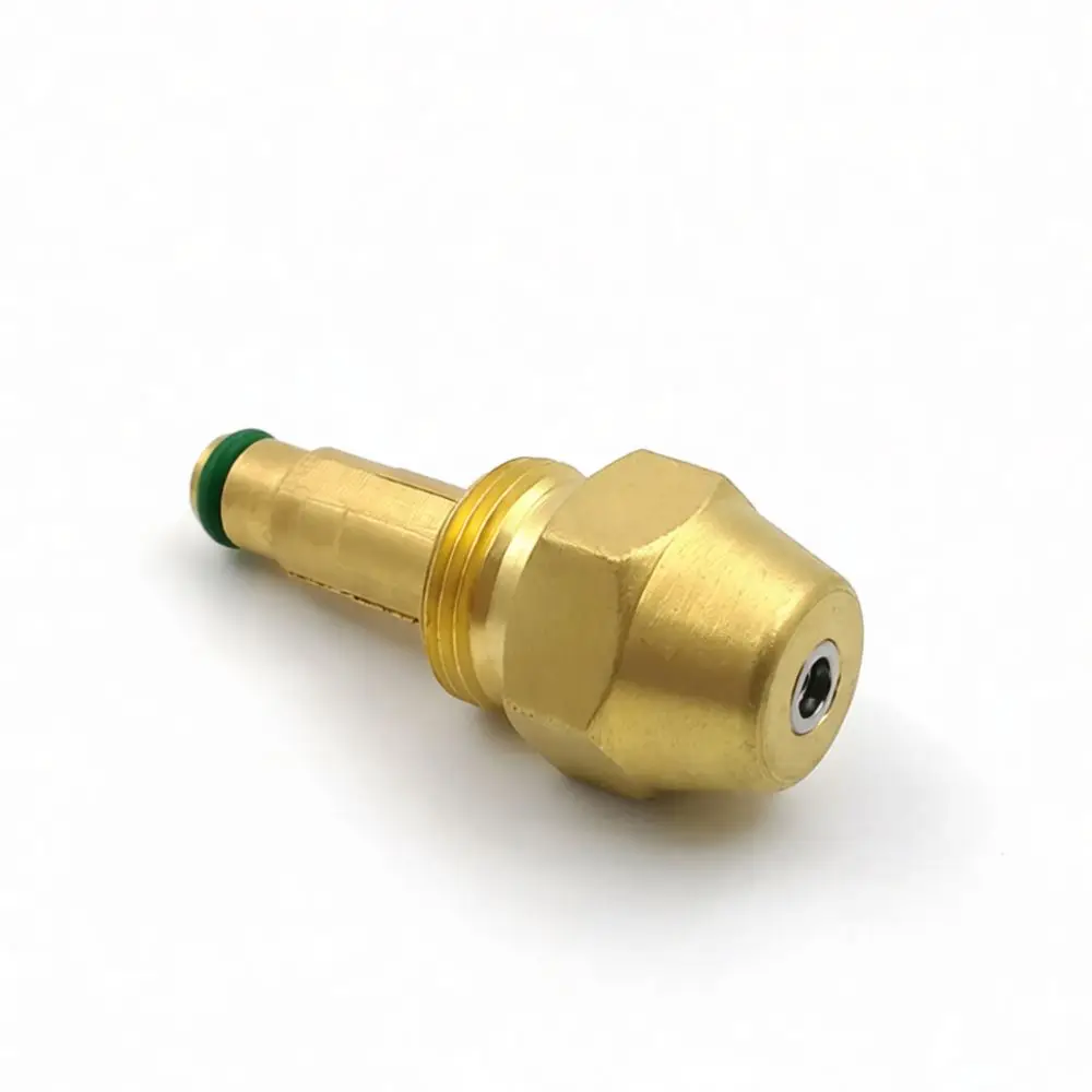 Refined Siphon Oil Nozzle Air Atomization Fuel Burner Spray Head For Heavy Waste Oil Heating Sprayer Machine Core Part