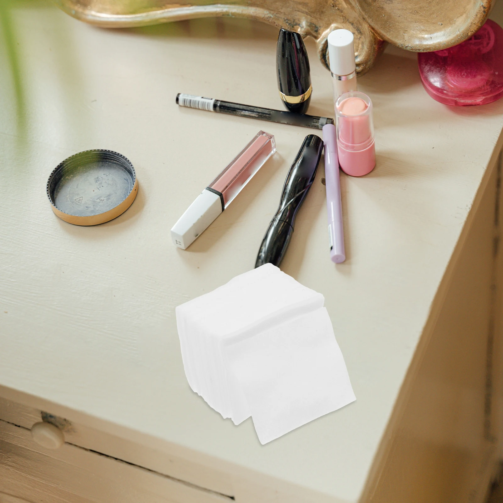

1600pcs Disposable Makeup Remover Nonwoven Fabric Cleansing Wipes Square For Skincare Face Cleansing For Women Removal