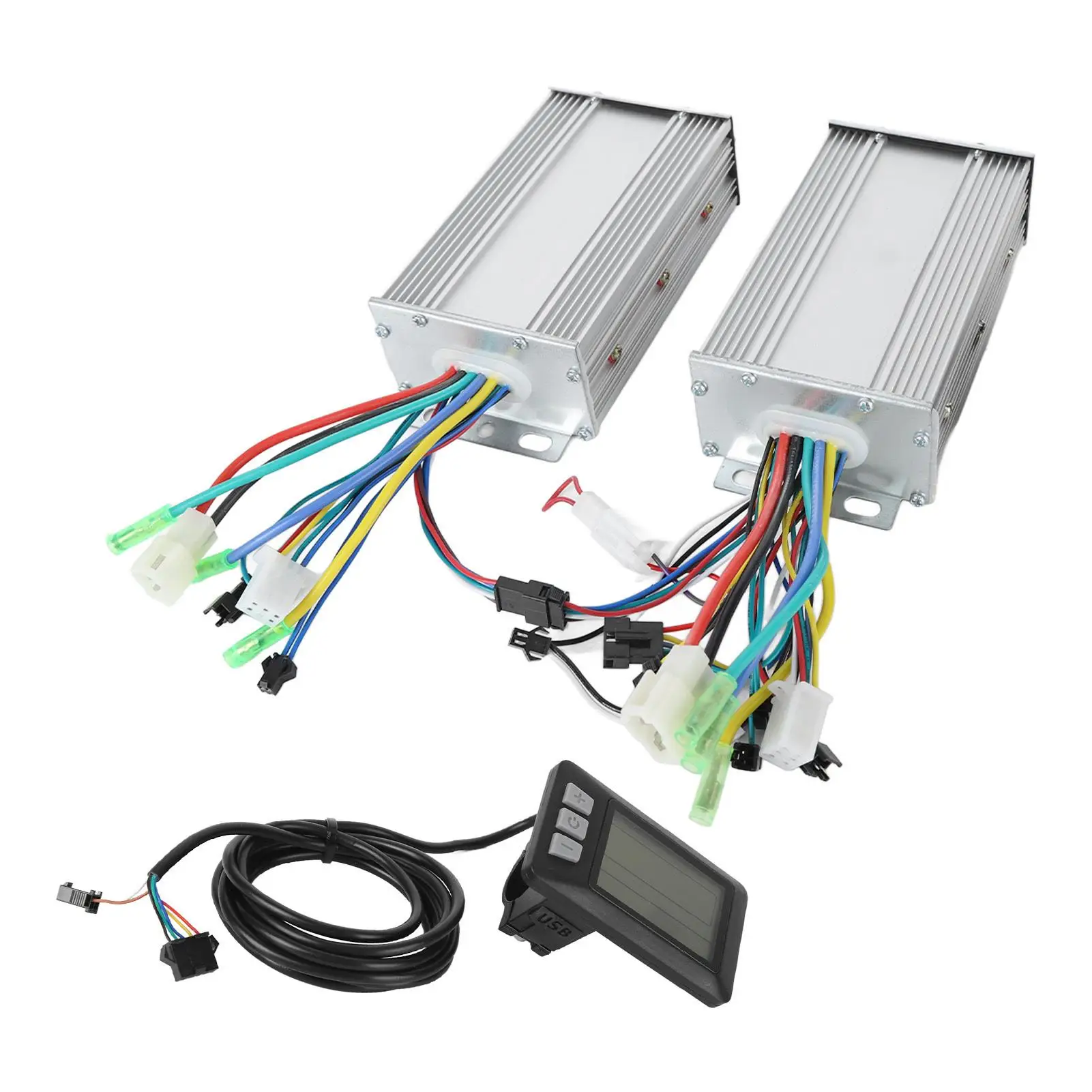 

Waterproof Dual Drive Motor Controller Kit for electric Scooters - Aluminum & ABS, Adjustable Speed