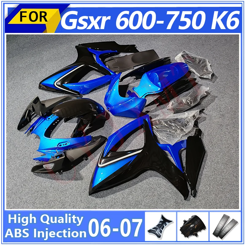 

ABS Injection Motorcycle Fairings for Suzuki GSXR 600-750 K6 2006 2007 Fairing Kit Gsxr600 Gsxr750 06 07 Bodywork Plastic Cover