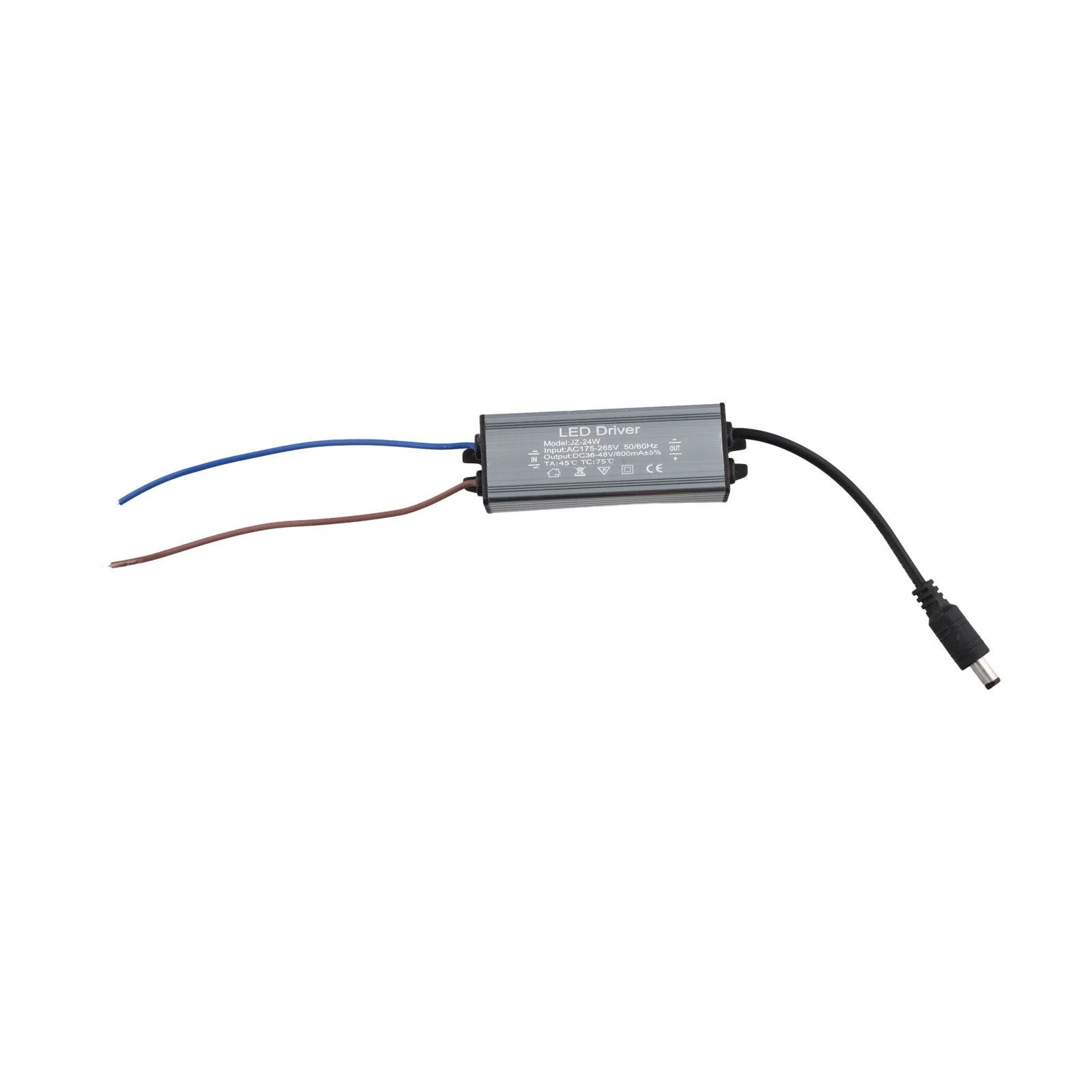 600mA LED Power 24W Constant Current AC 175-265V Input IP66 Protection Level Transformer Energy Saving Solutions