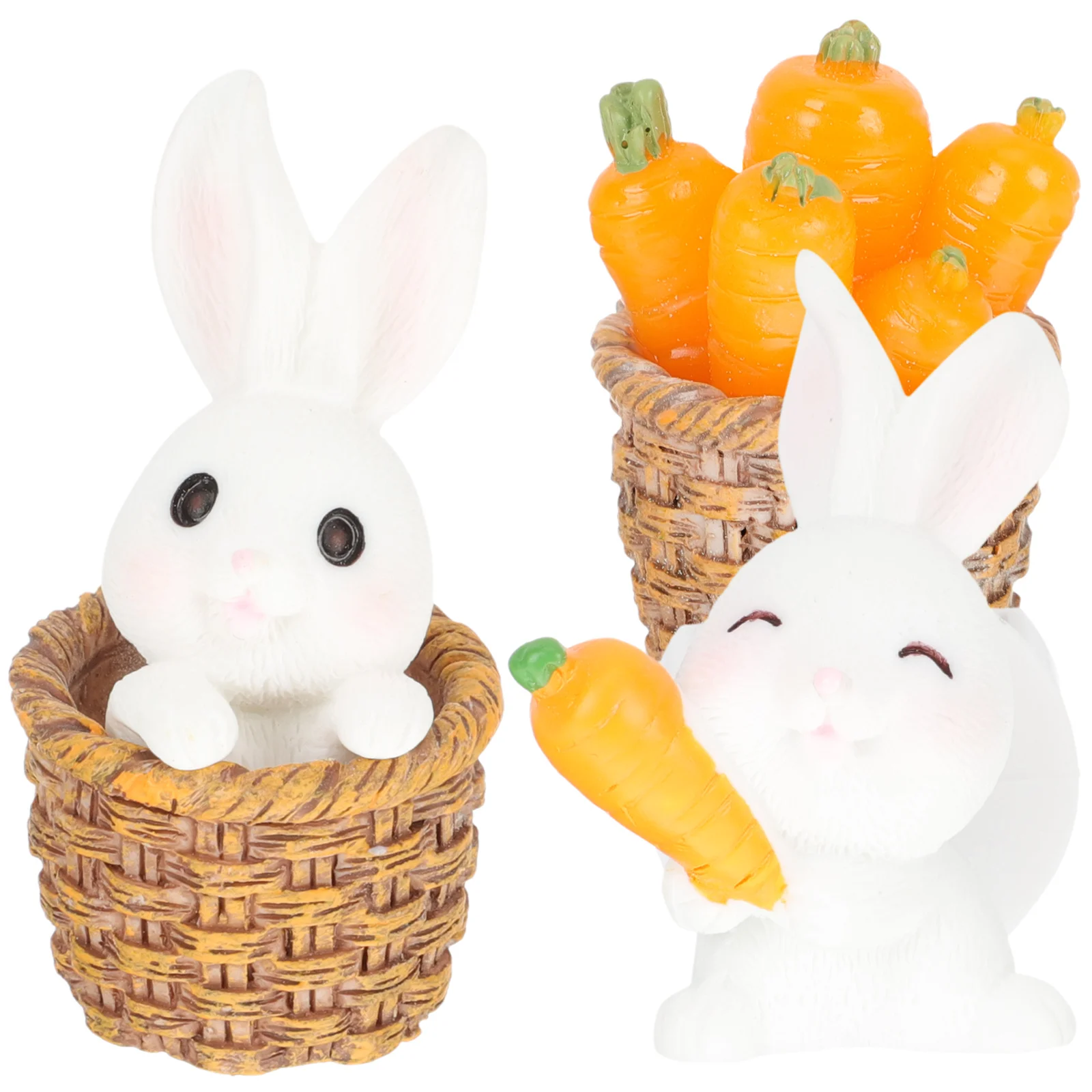 

3Pcs Bunny Carrot Car Vent Clip Air Freshener Cute Decorative Interior Gift for Women Wax Melts and Burner Gift Sets