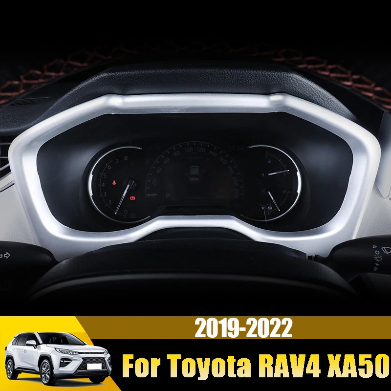 Для Toyota RAV4 2019 2020 2021 2022 RAV 4 XA50 XA 50 ABS автомобильный инструмент дисплей декоративная рамка Крышка отделка аксессуары для интерьера