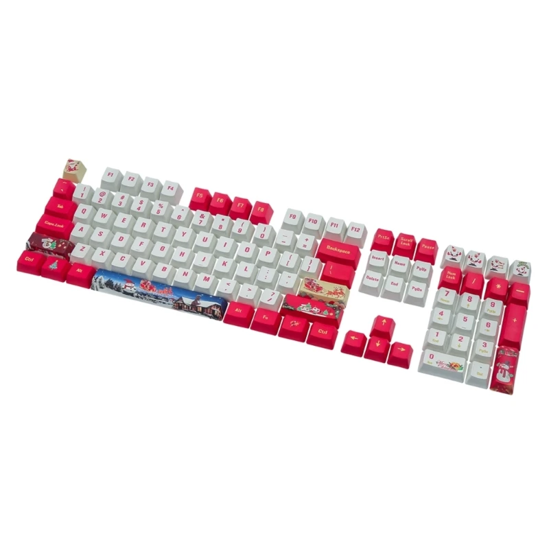 

OEM PBT колпачки для ключей с рождественской сублимацией для переключателей MX с механической клавиатурой