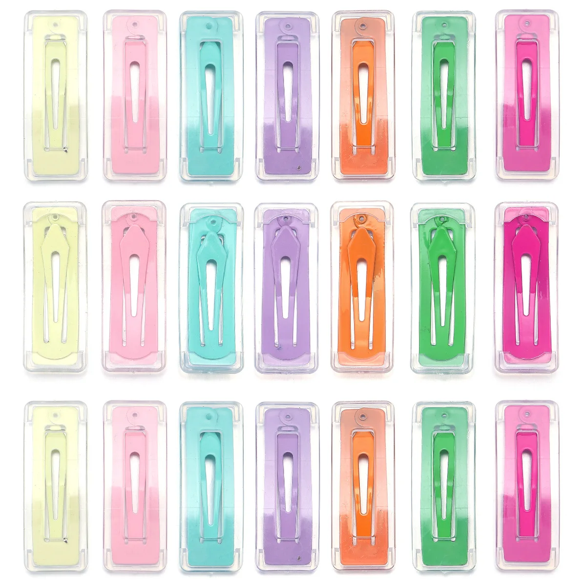 10pcs/lot Hair Clip, BB Clip, Liu Haibin Clip, Sweet Candy Colored Ins, Versatile Cream Glue, DIY Transparent Grip Clip