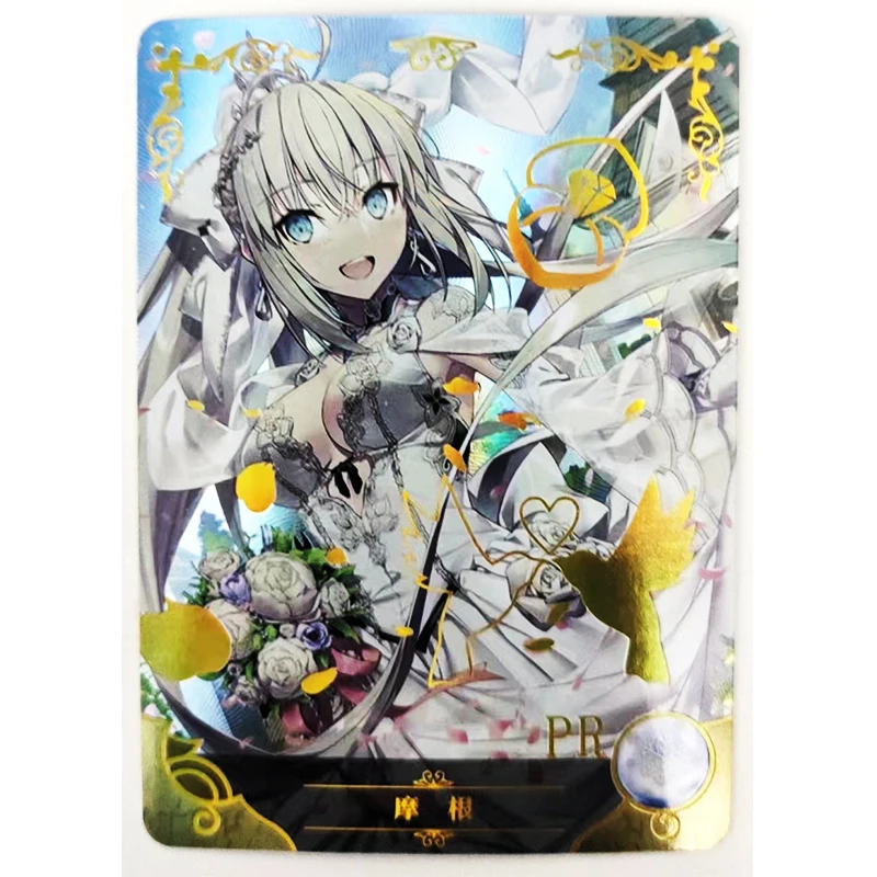 Goddess Story Anime Characters New Version Pr-Series Collection Card Bronzing and Flashing Cartoon Toys Christmas Birthday Gift