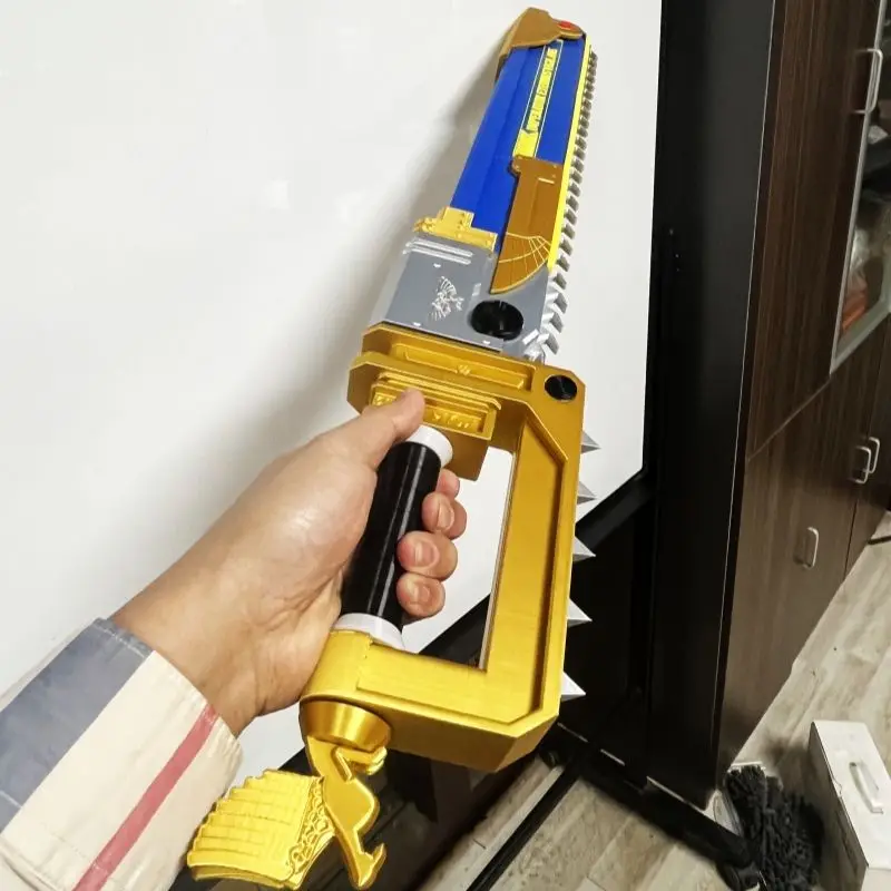 

3D-печатная модель игрушечного пистолета, бензопилы, меча, набор для сборки, коллекция военных моделей, игрушка для мальчиков, реквизит для косплея