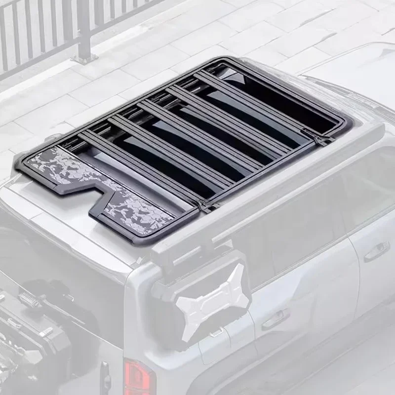

High Quality Exterior Accessories Off Road Luggage Carrier Aluminum Alloy Roof Rack for BYD Leopard 5 Accessories