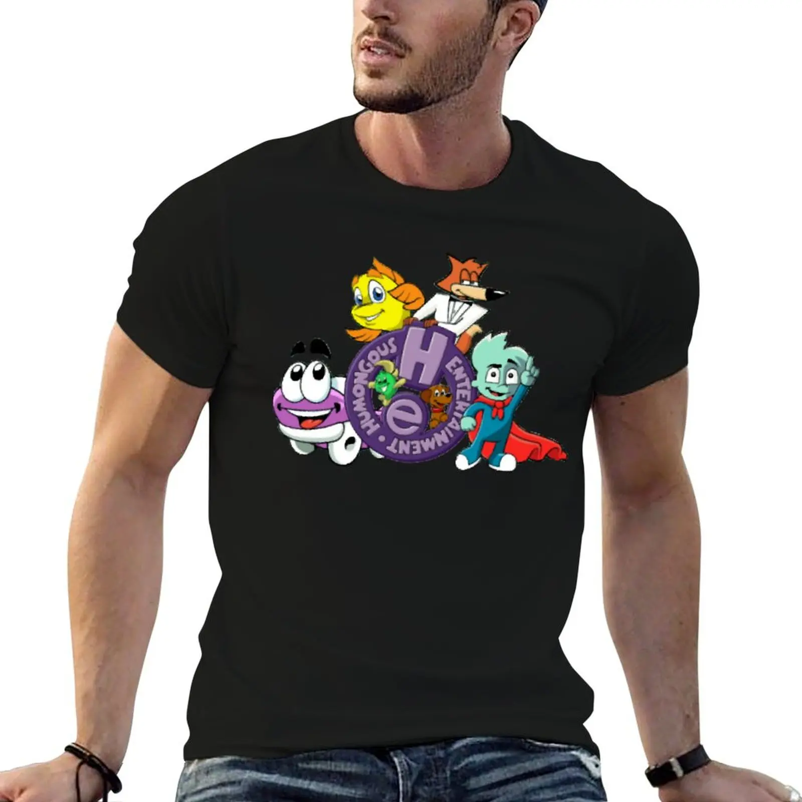 Humongous Entertainment T-Shirt Halloween Casual T-Shirt