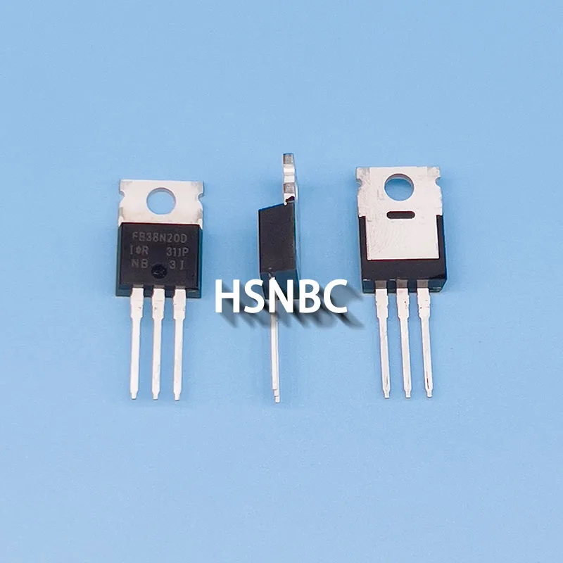 10Pcs/Lot IRFB38N20DPBF IRFB38N20D FB38N20D TO-220 200V 44A MOSFET Field-effect Transistor 100% New Imported Original