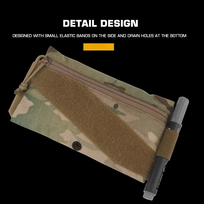 التكتيكية AC-01 كاندي حقيبة المحمولة هوك حلقة التصحيح الصدر تلاعب لوحة الناقل سترة صيد المرفقة الادسنس الألوان حقيبة التخزين #6