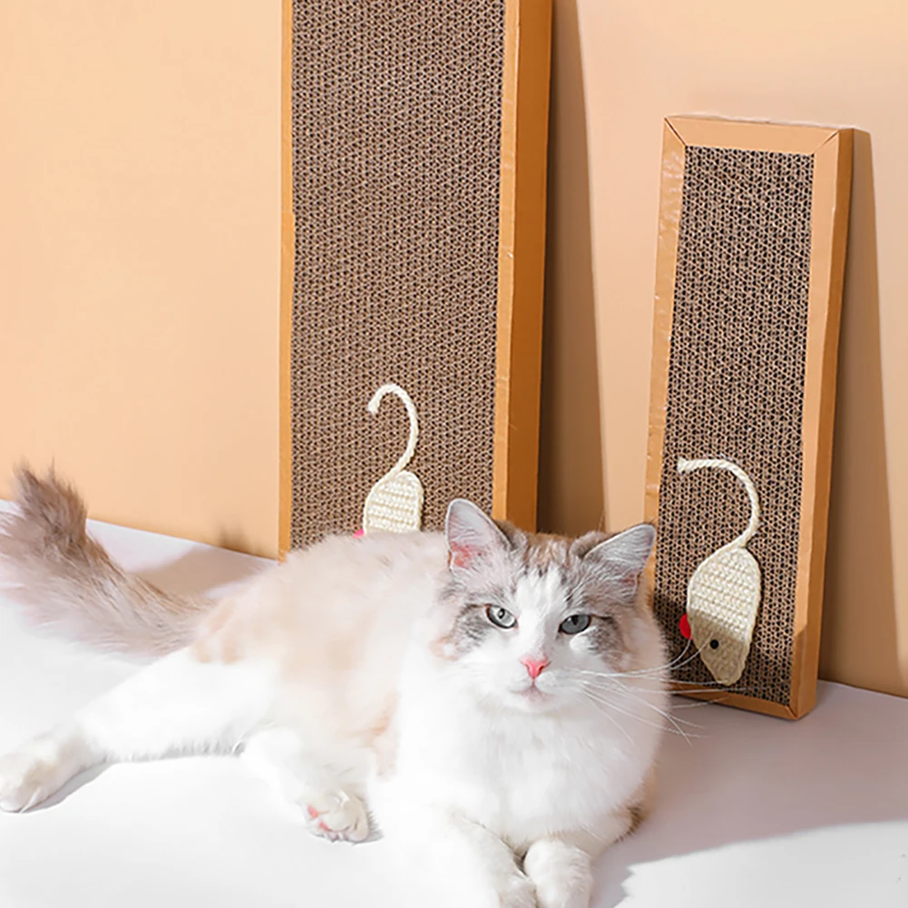 Pet Cat Scratching Board Cat Cardboard Mat Scraper Grinding Claw Toys for Cat Scratcher Cat Furniture Protector Cat Accessories