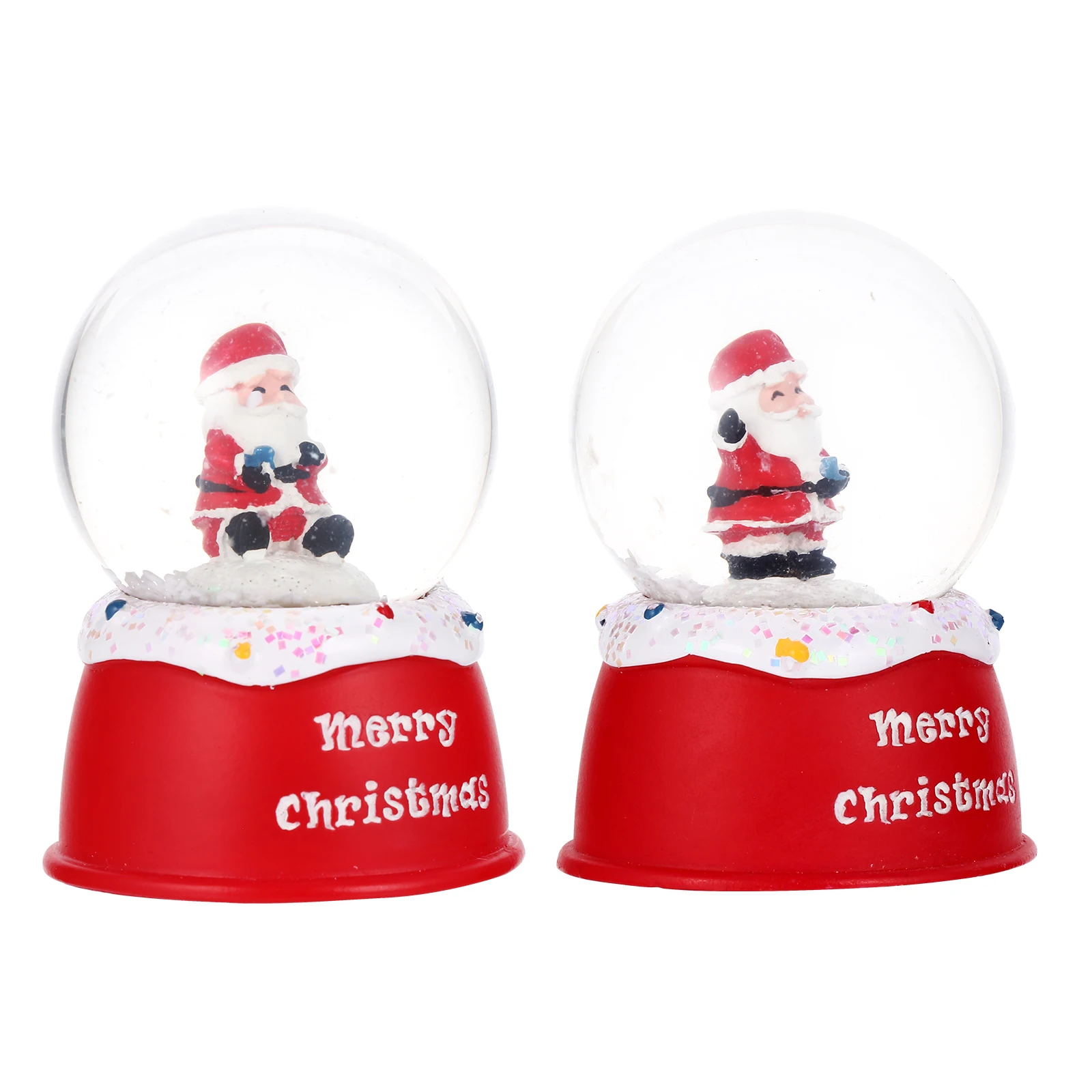

Snow Globe Glitter Crystal Ball Toy Ornament Snowball Christmas Decorations Indoor